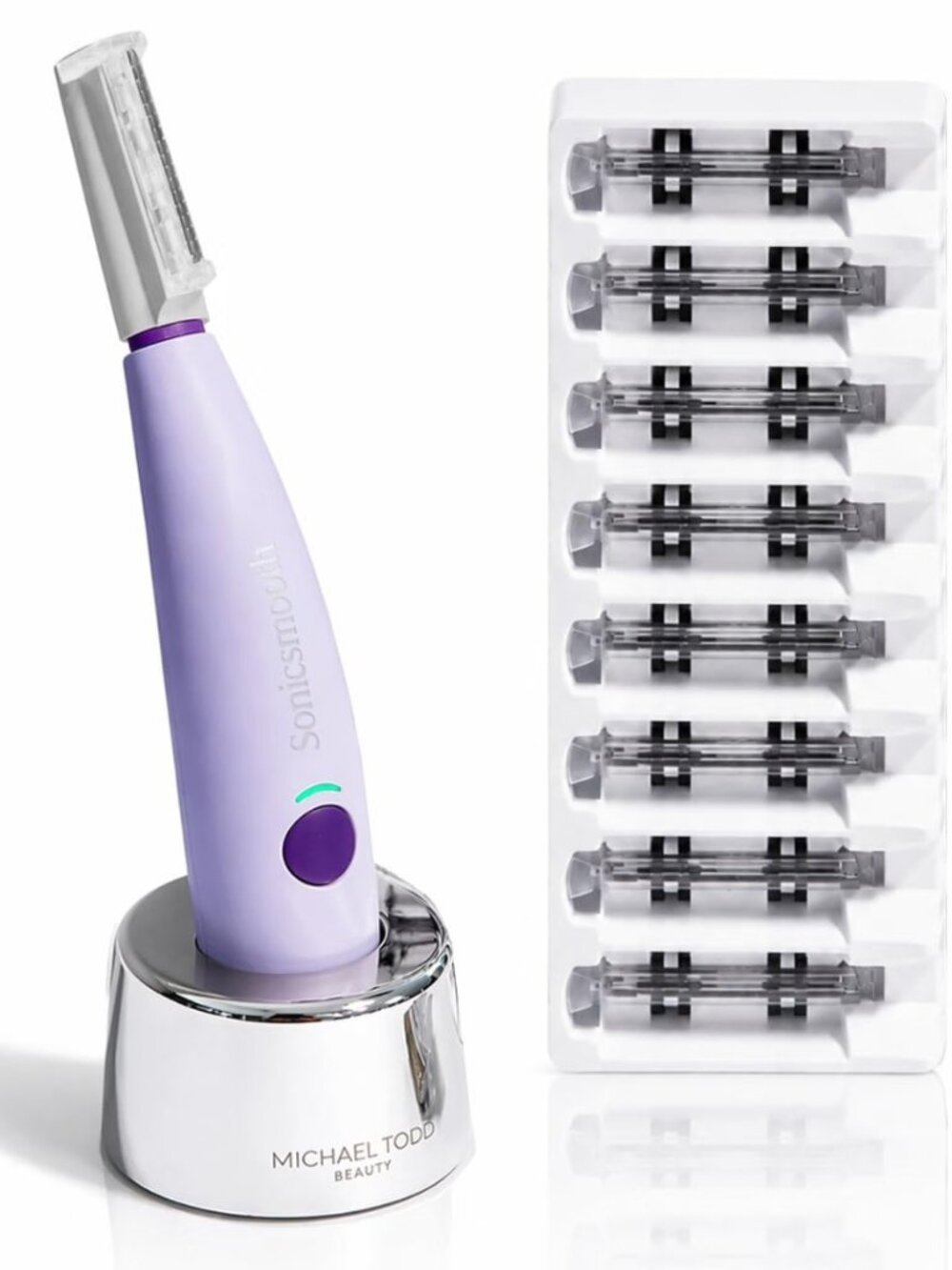 Michael Todd Beauty Sonicsmooth Dermaplane Razor Facial Exfoliation Tool